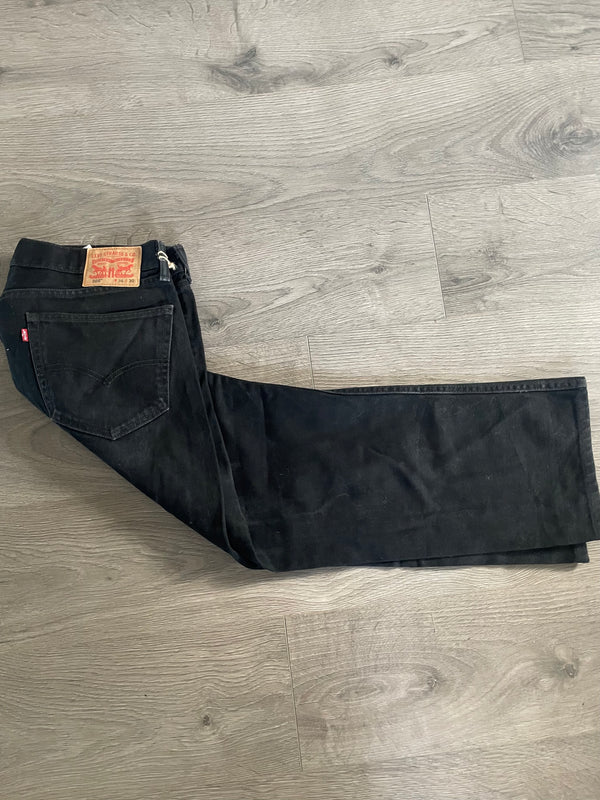 Vintage Levi's 505, Black, Label - W36, L30, Actual Size - W38, L28