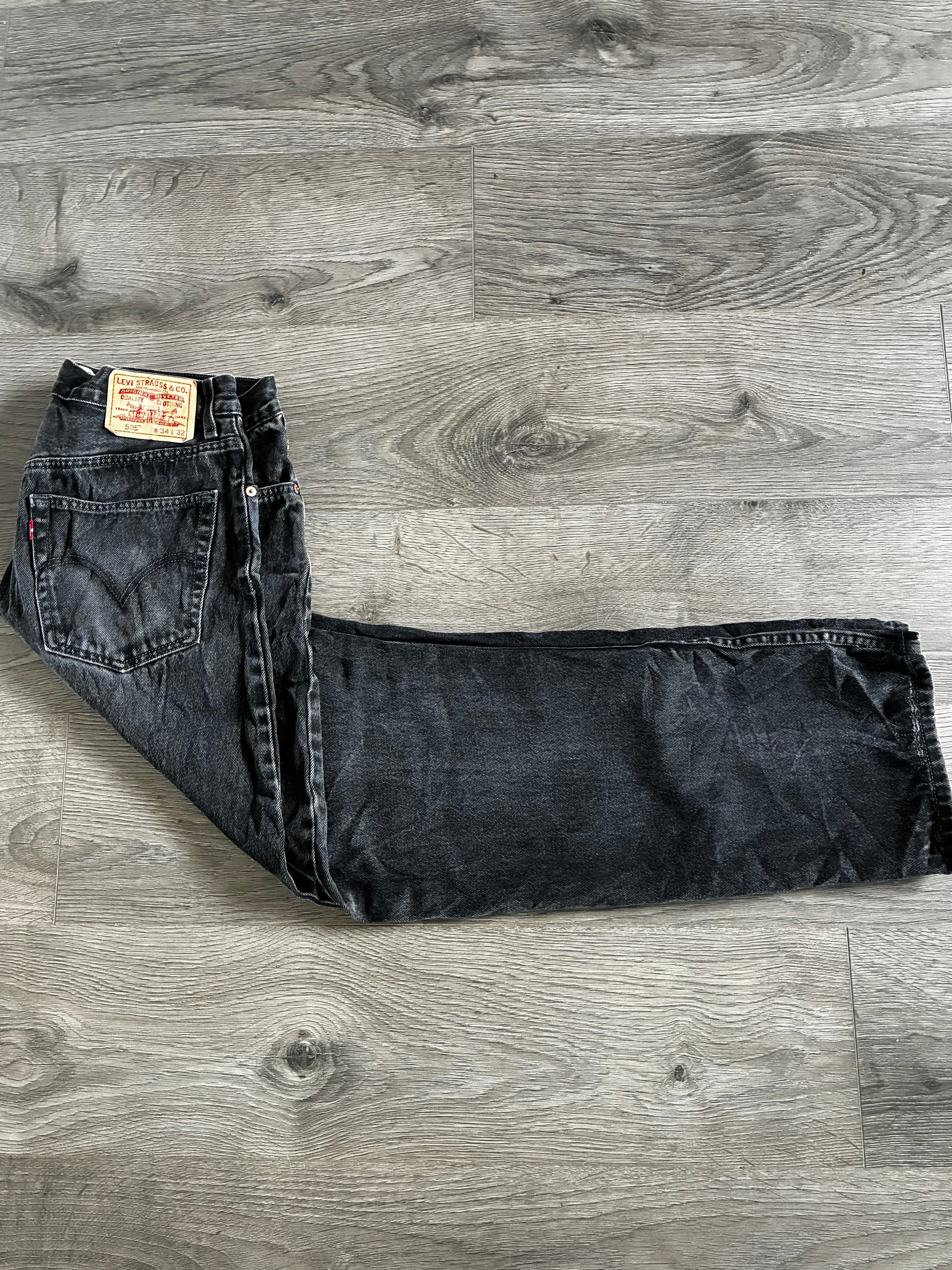 Vintage Levi's 505, Black, W33, L32