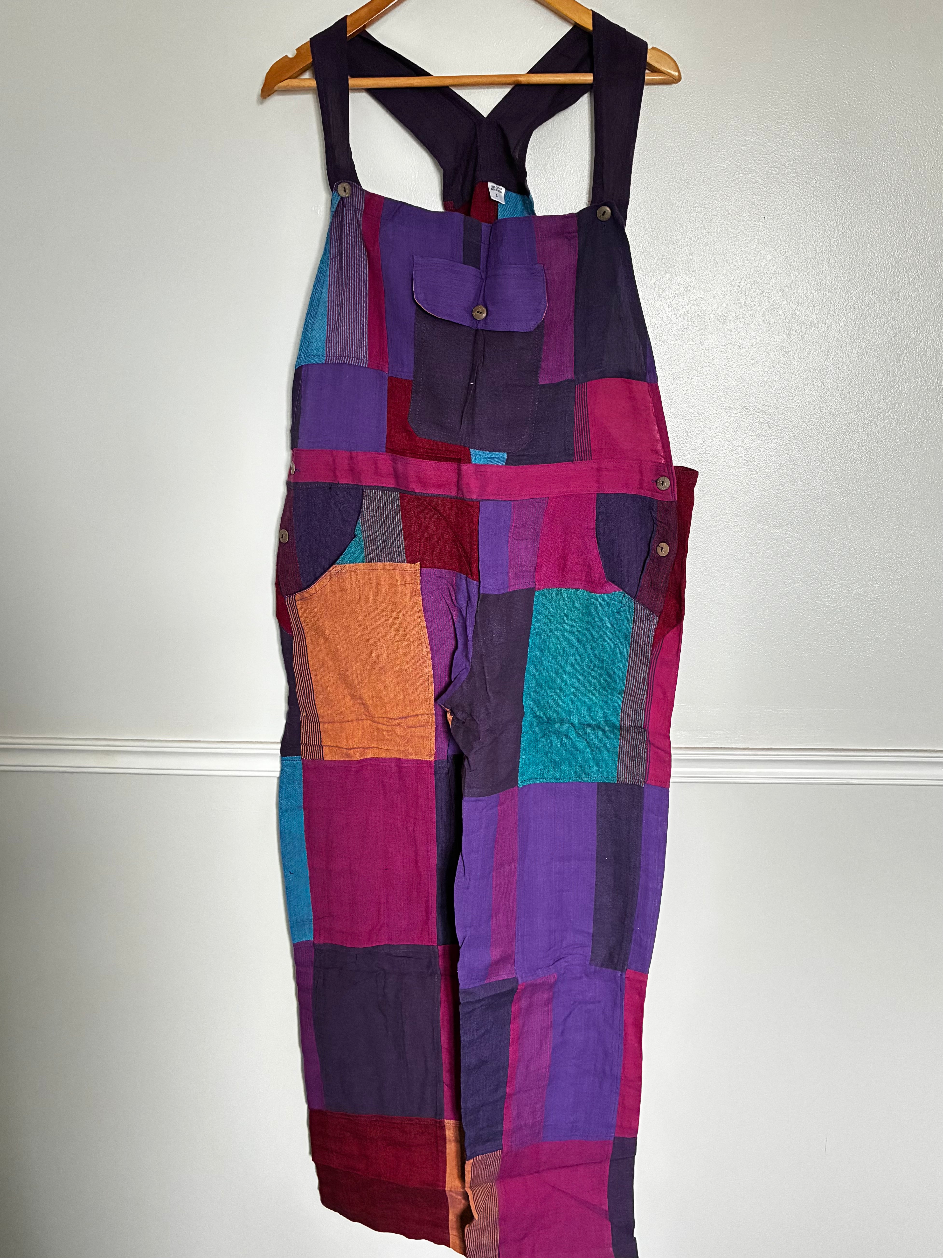 Bold Patch Dungarees, M