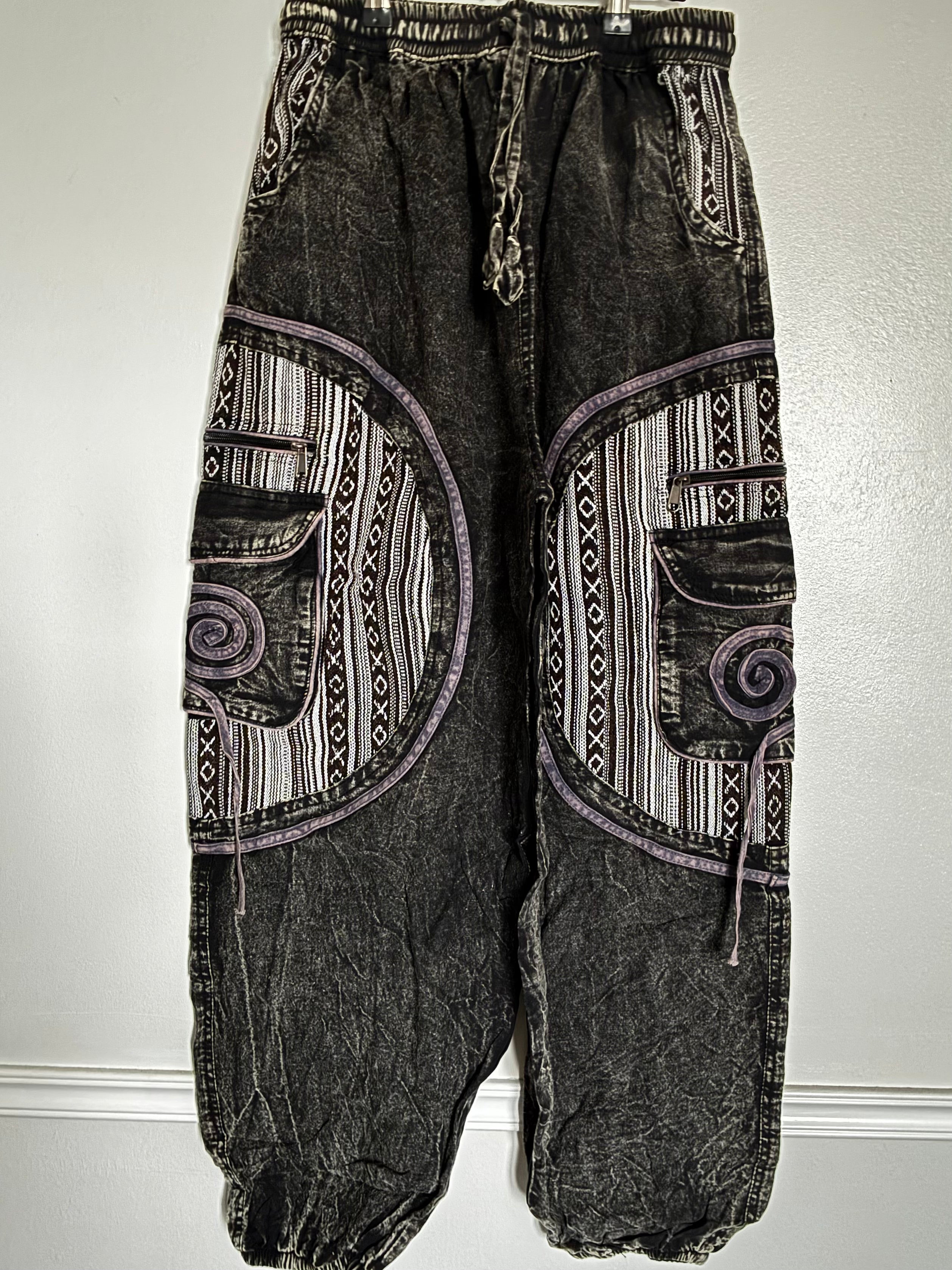 Thick Grey Aladdin Trousers, M/L