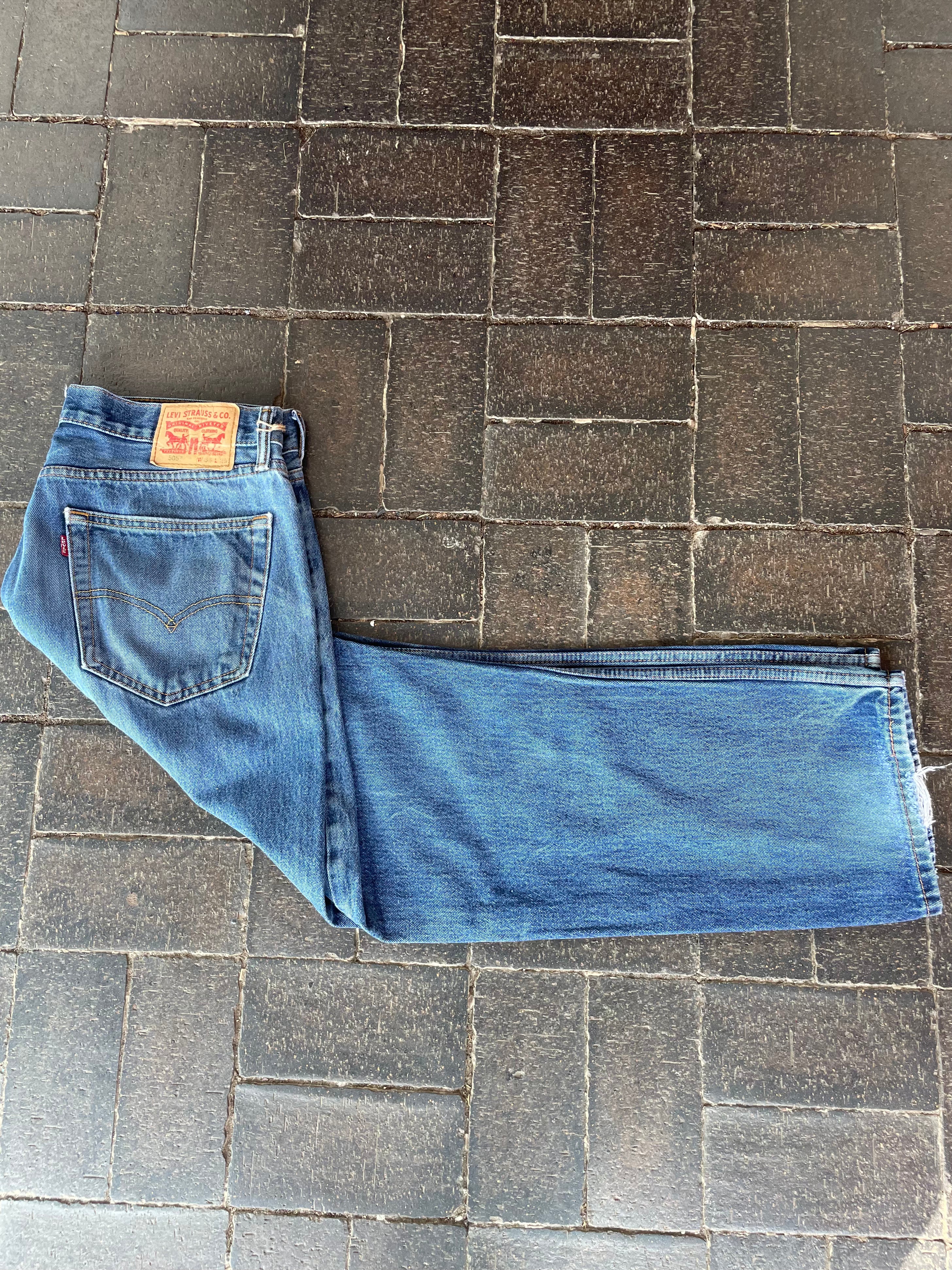 Vintage Levi's 505, Blue, Label - W36, L29, Actual Size - W34, L28