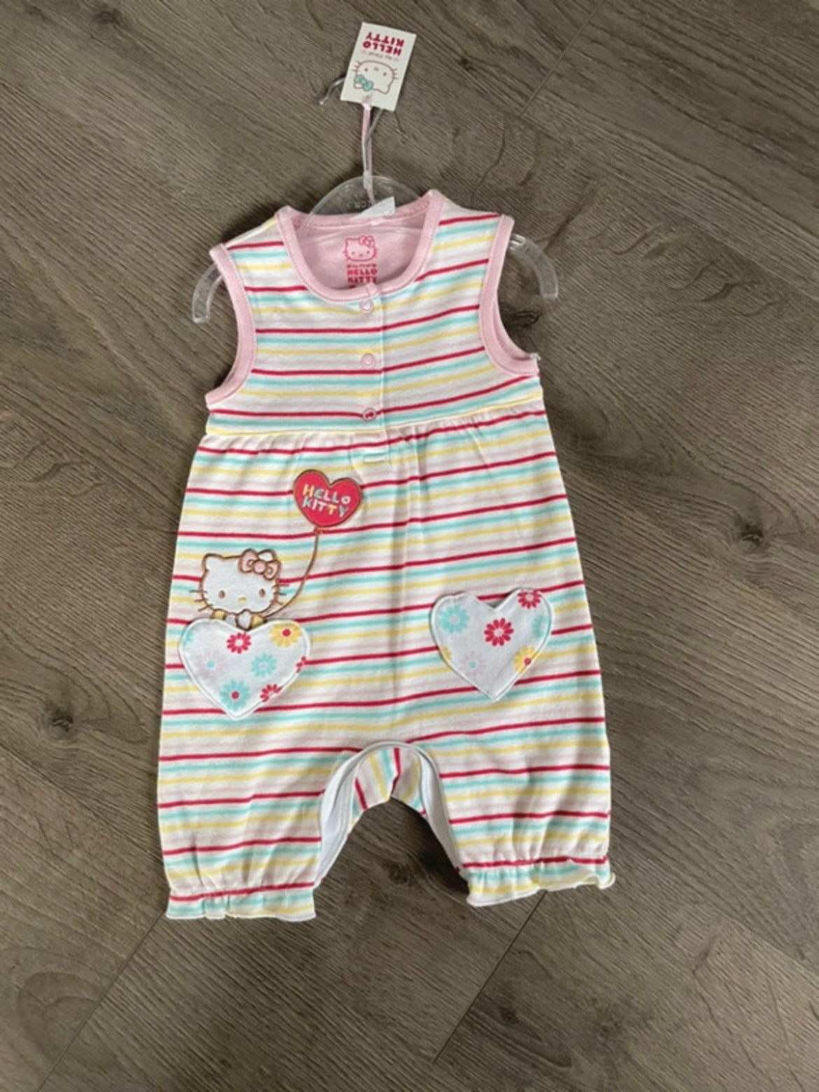 Hello Kitty Rainbow Romper (6-9 mths)