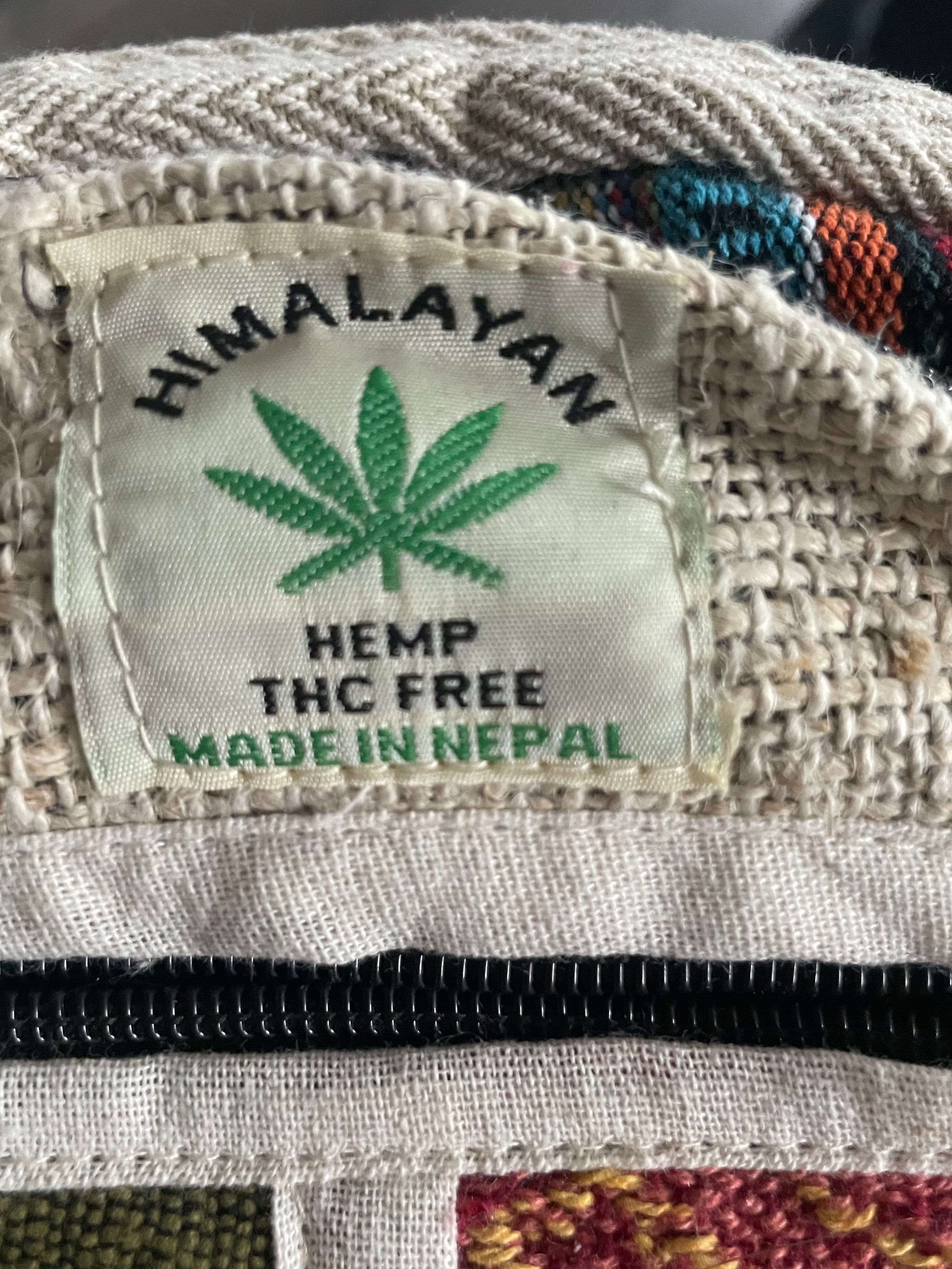 Small Woven Hemp BackPack