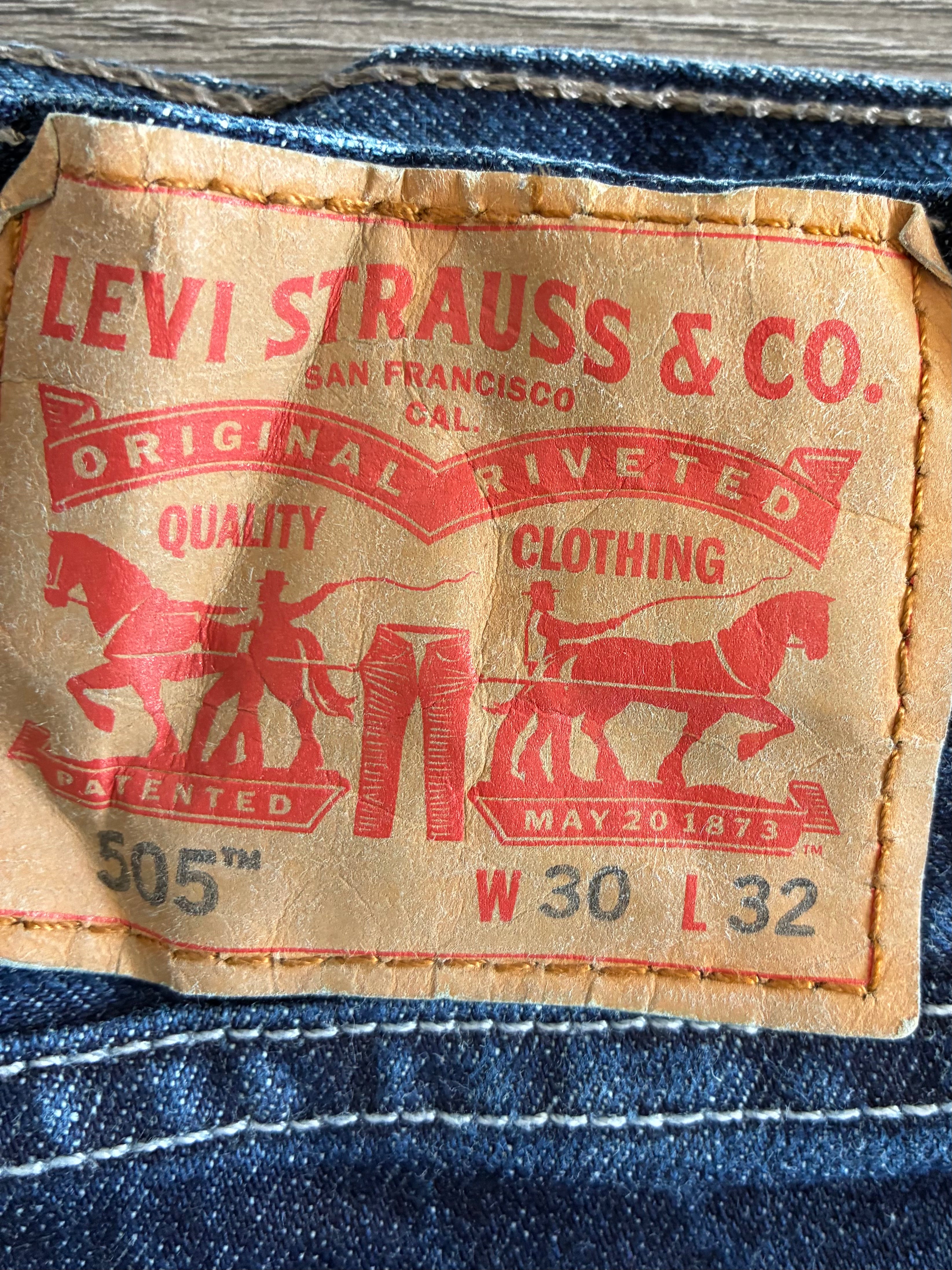 Vintage Levi's 505, Dark Blue, W30, L32