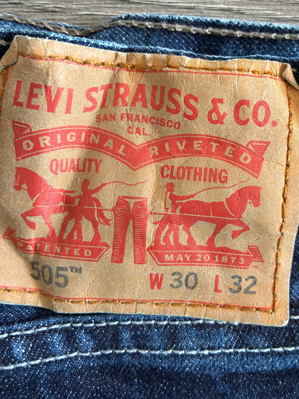 Vintage Levi's 505, Dark Blue, W30, L32