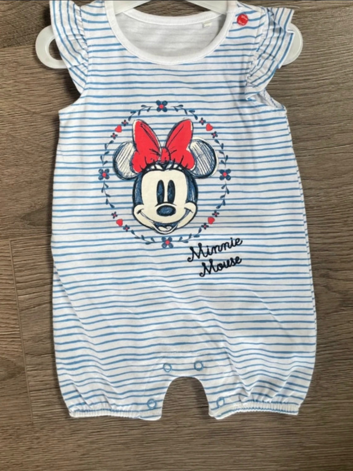 Minnie Mouse Romper (0-3 months)