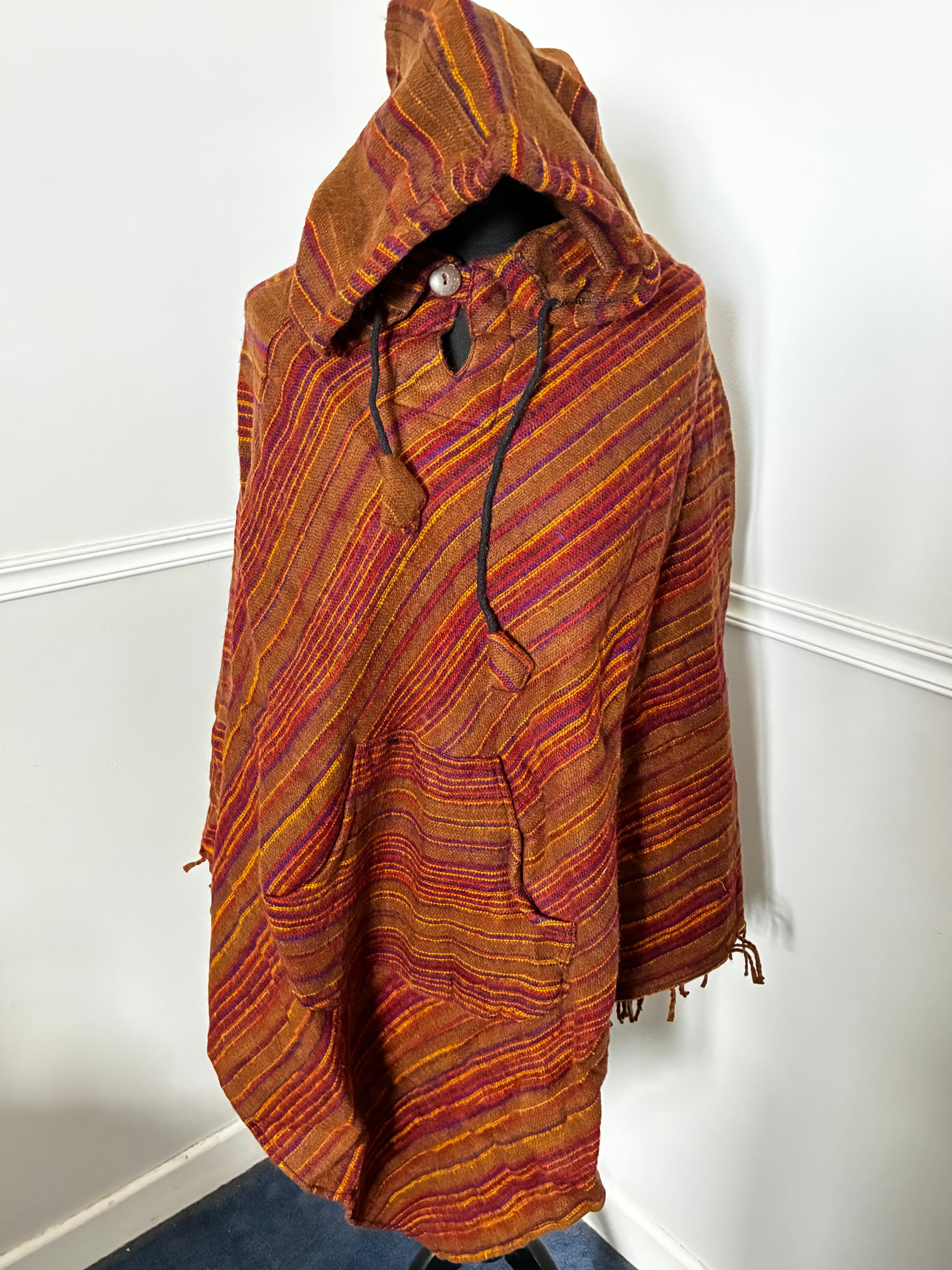 100% Wool Poncho