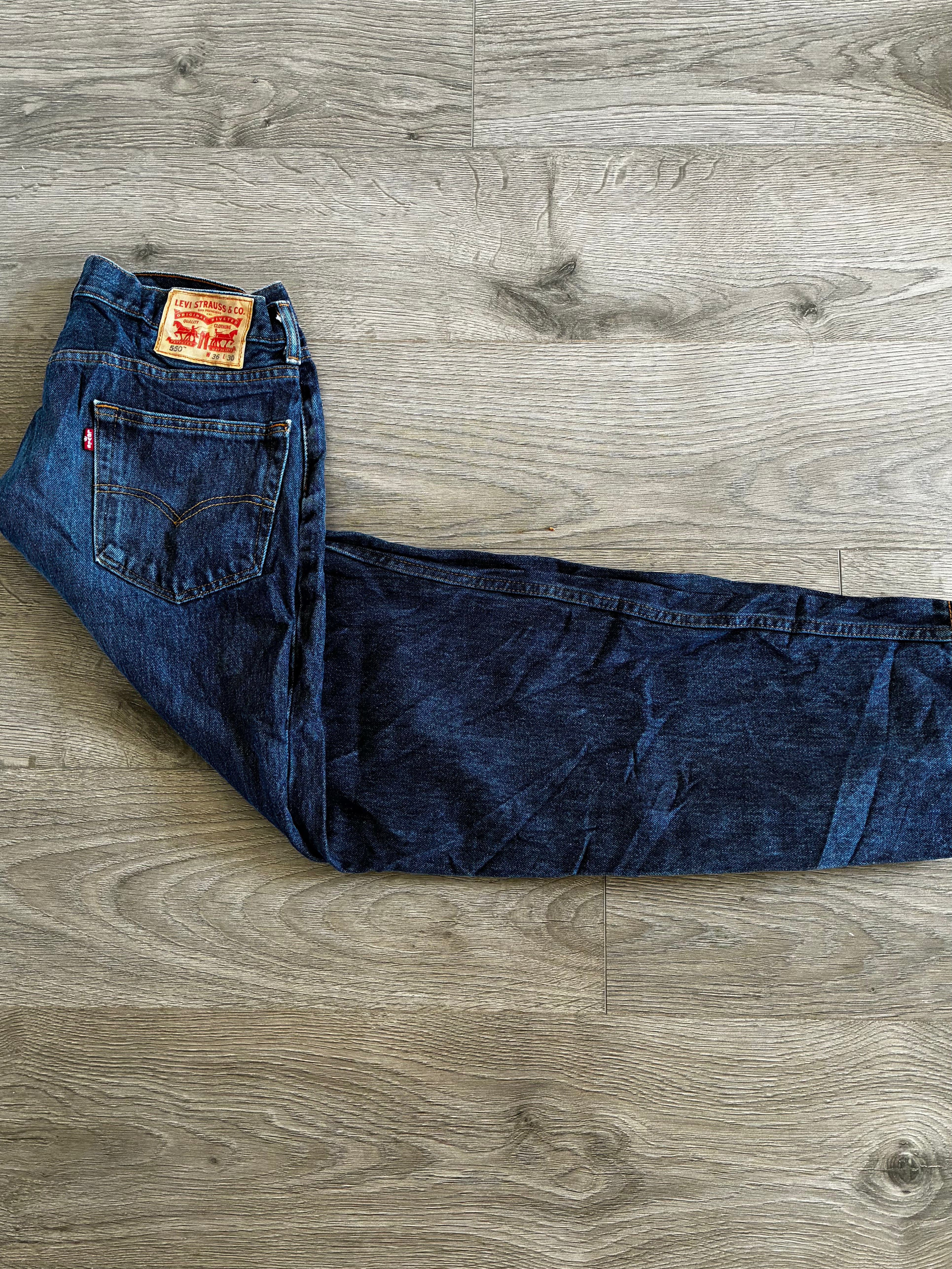 Vintage Levi's 550, Dark Blue, W36, L30