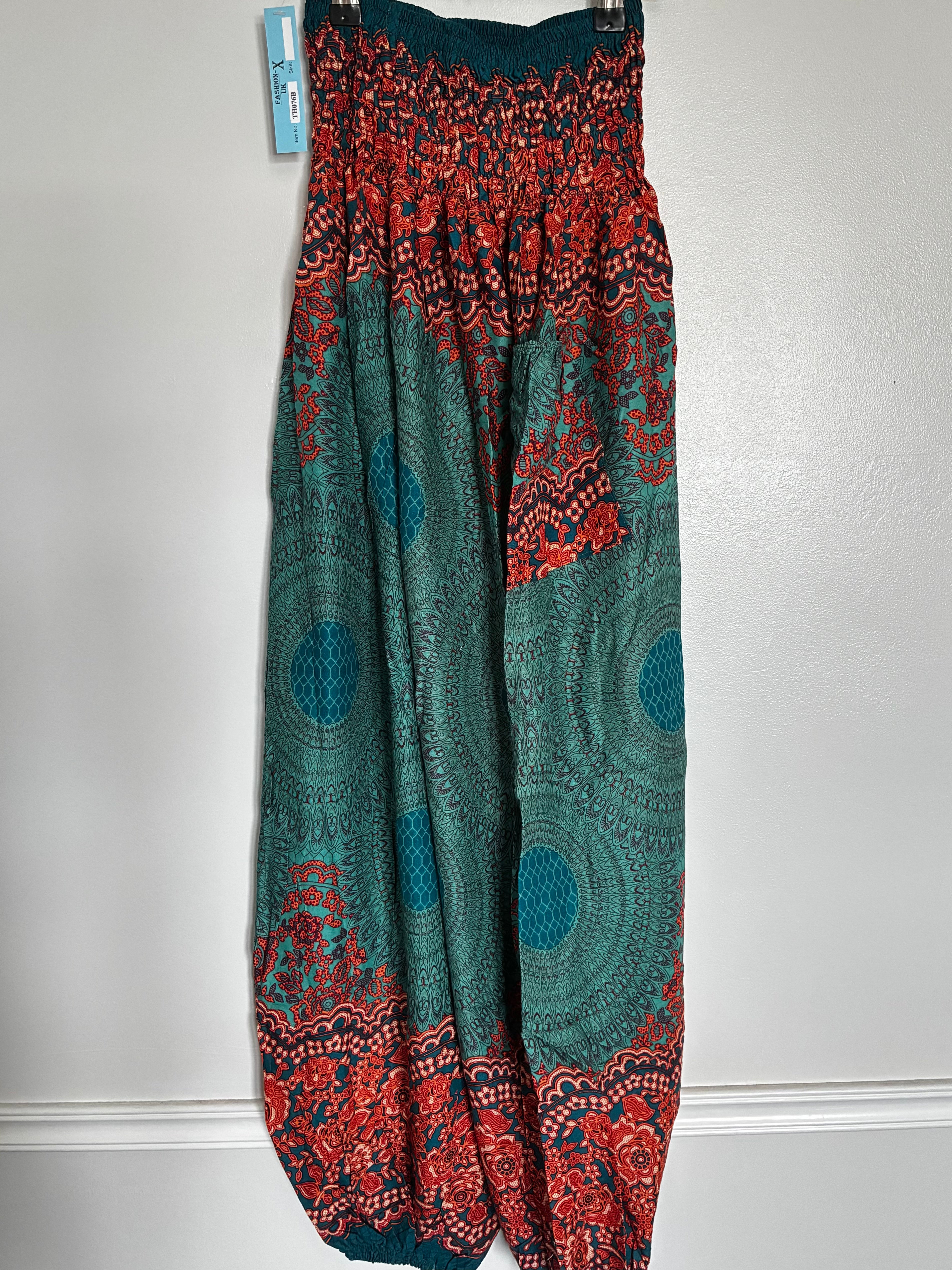 Turquoise/Orange Mandala Harems