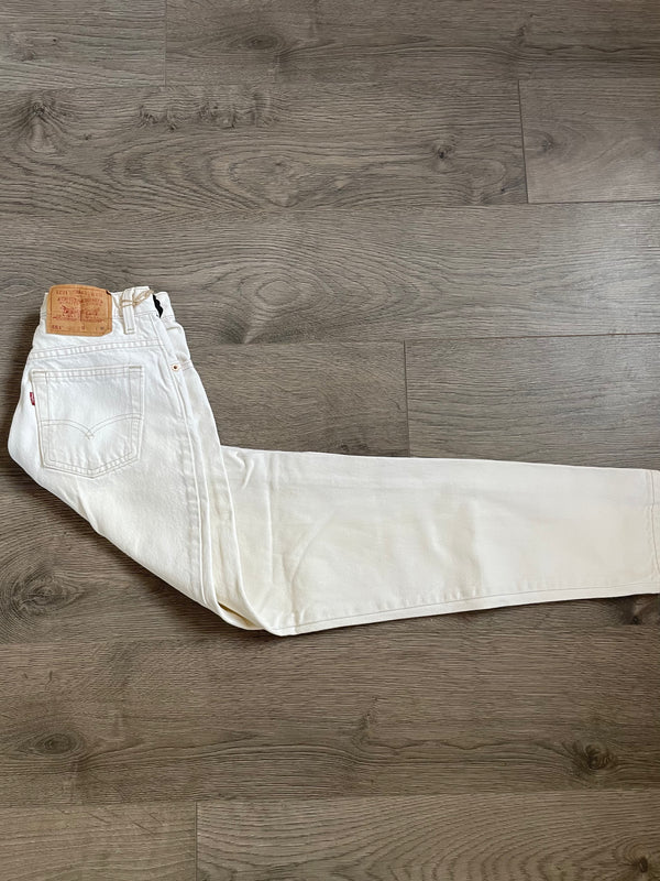 Vintage Levi's 551, White, W26, L31