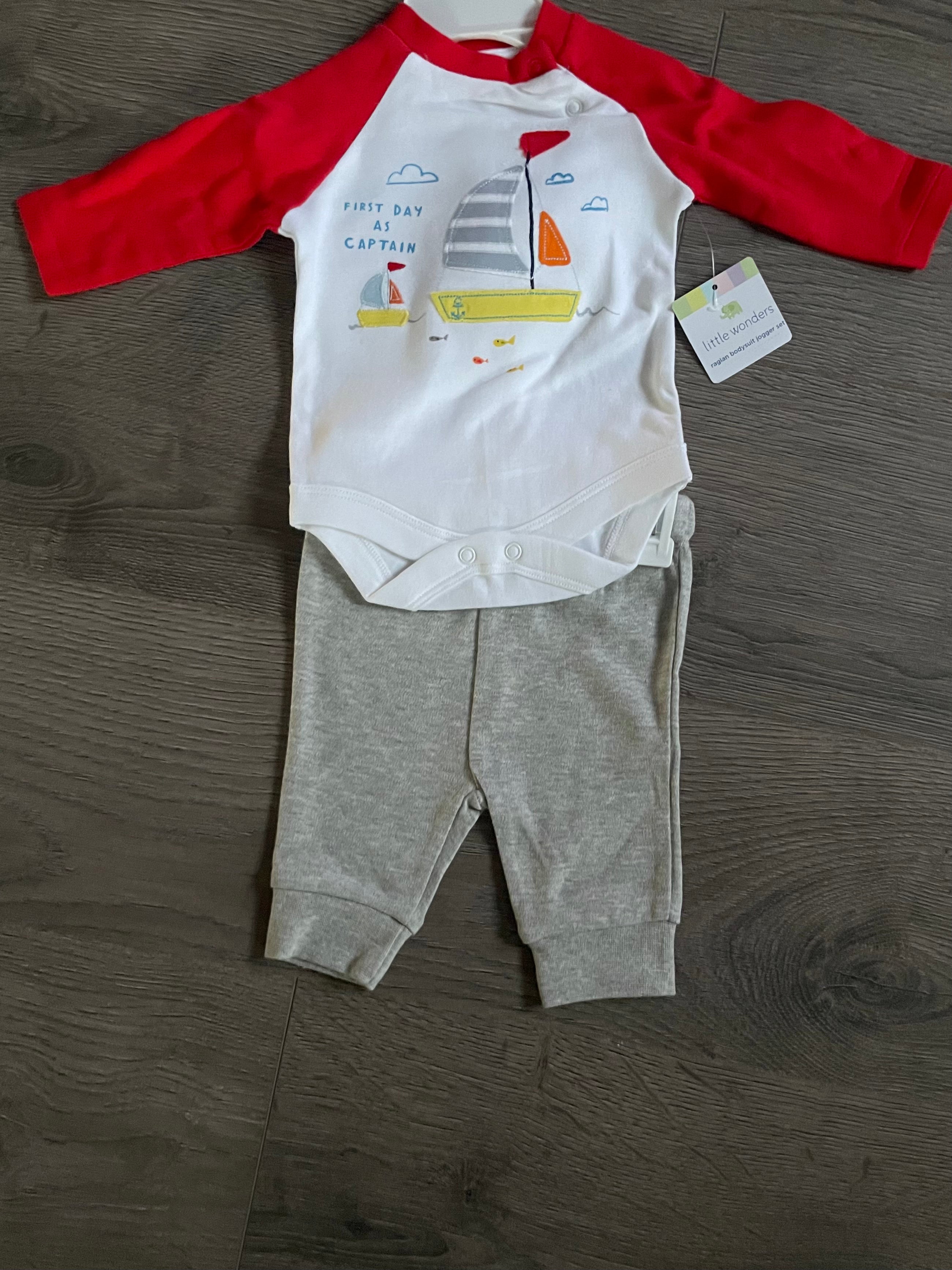 Joggers and Vest Set (0-3 mths)