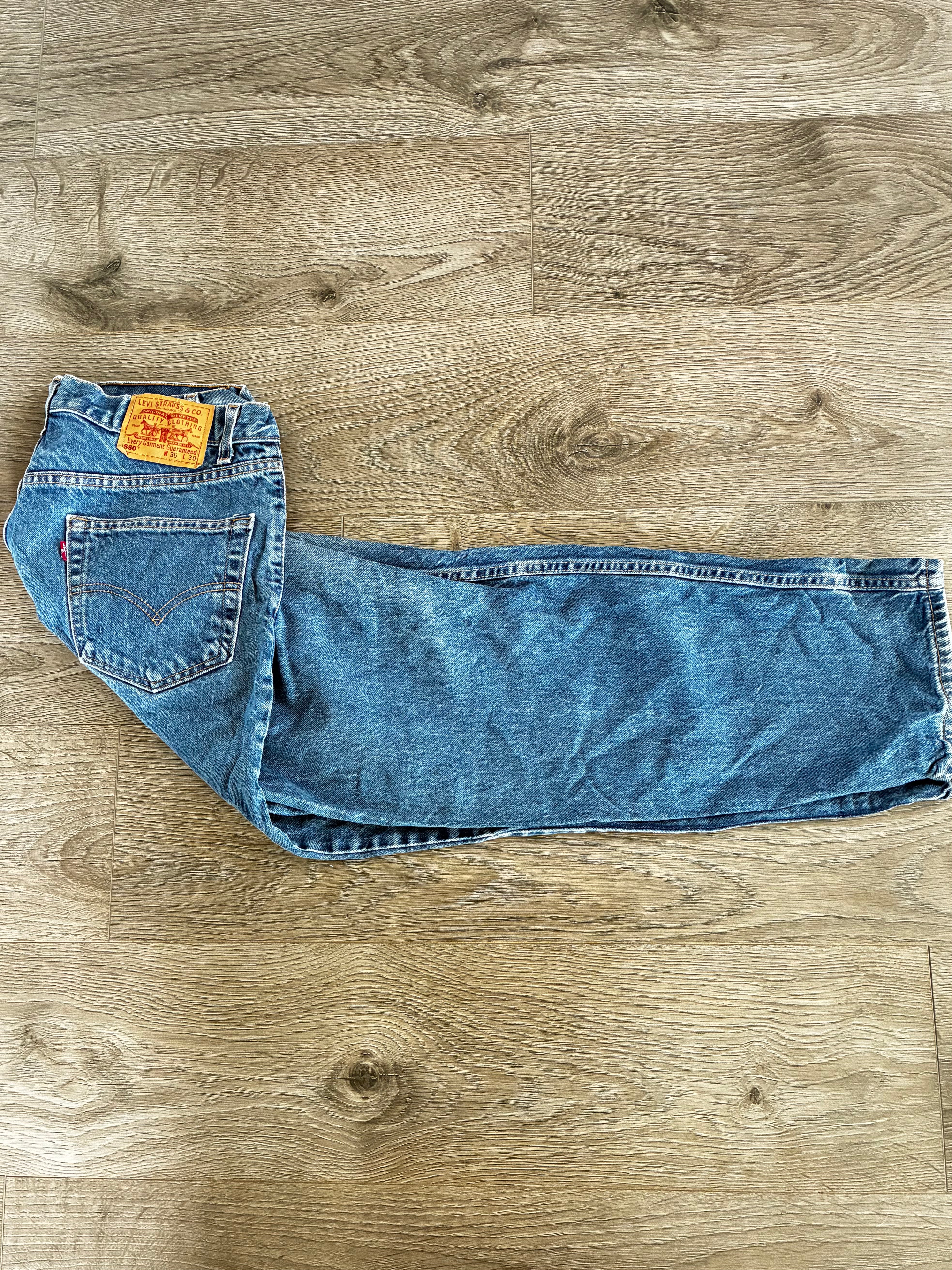 Vintage Levi's 550, Dark Blue, W36, L30