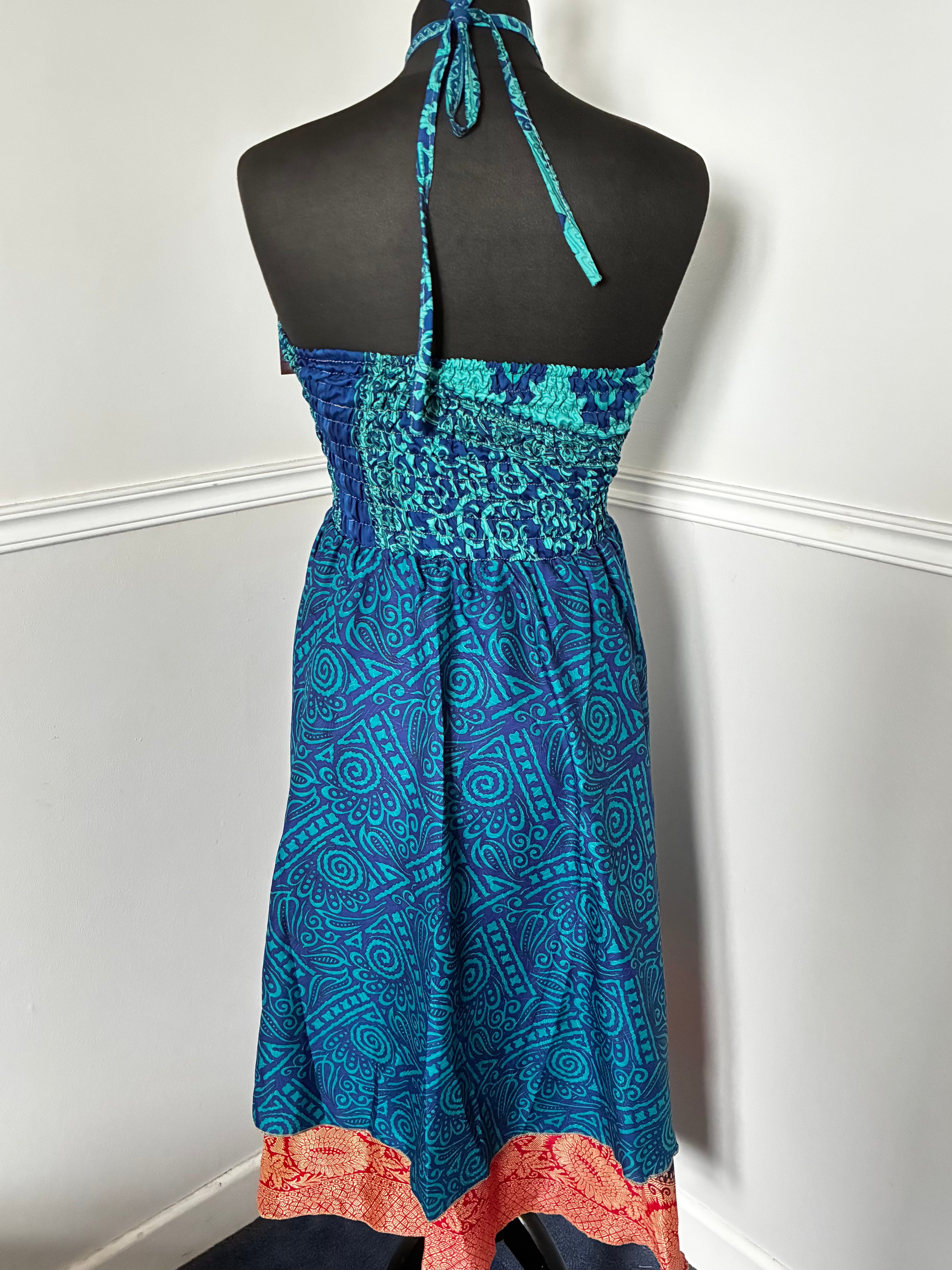 Recycled Saree Skirt/Dress