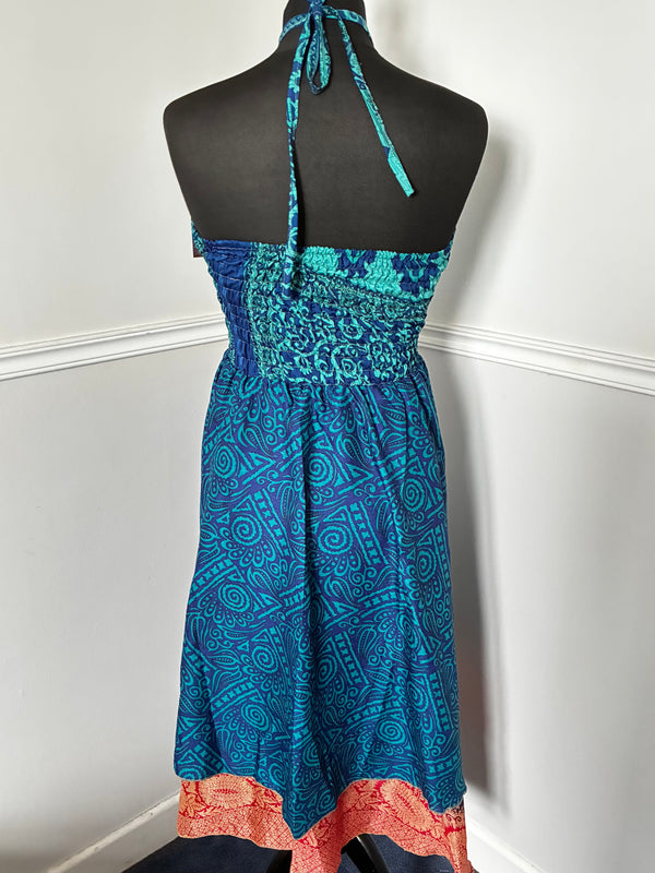 Recycled Saree Skirt/Dress