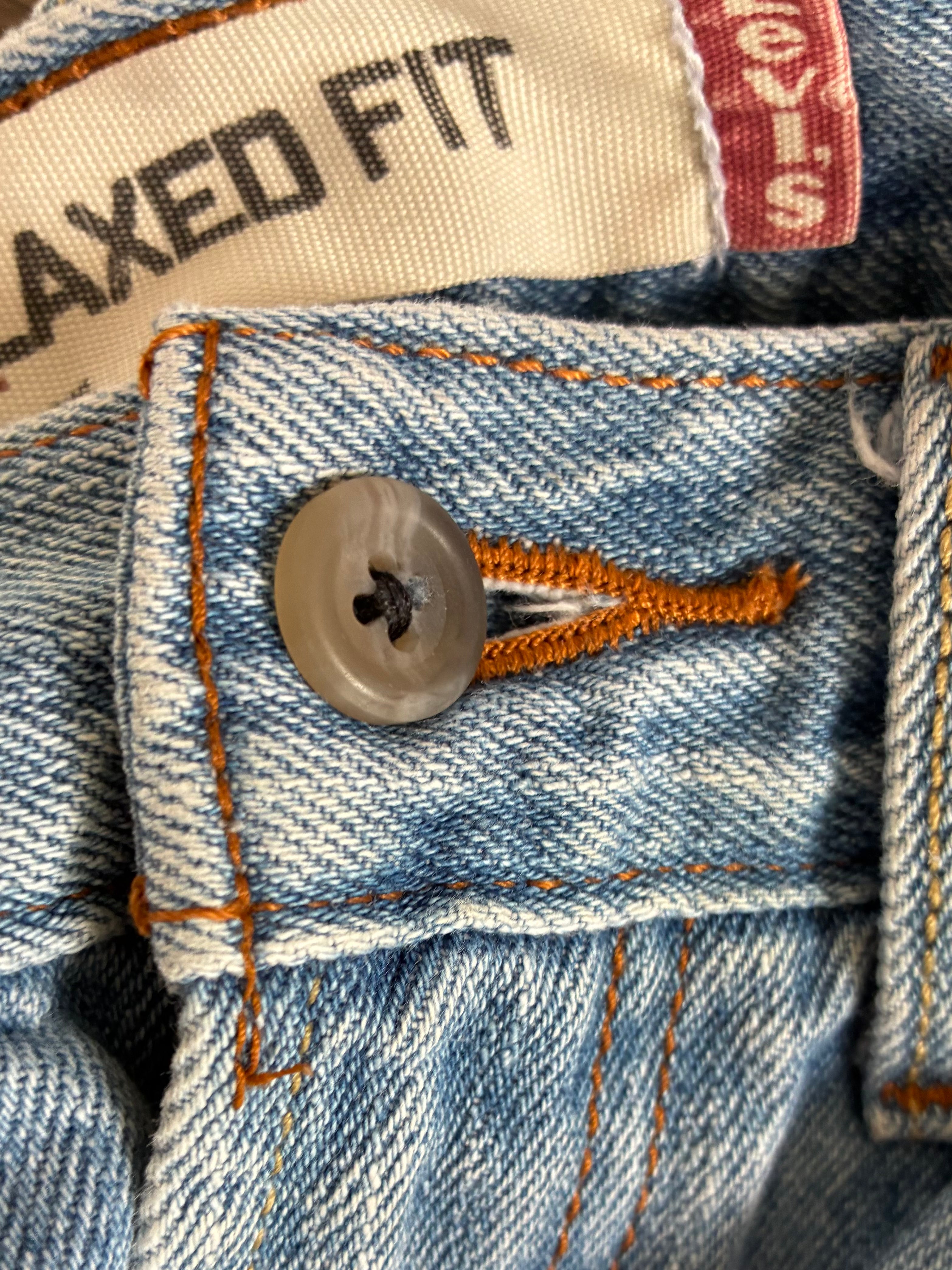 Vintage Levi's 550, Light Blue, Label - W31, L30 Actual Size - W33, L30