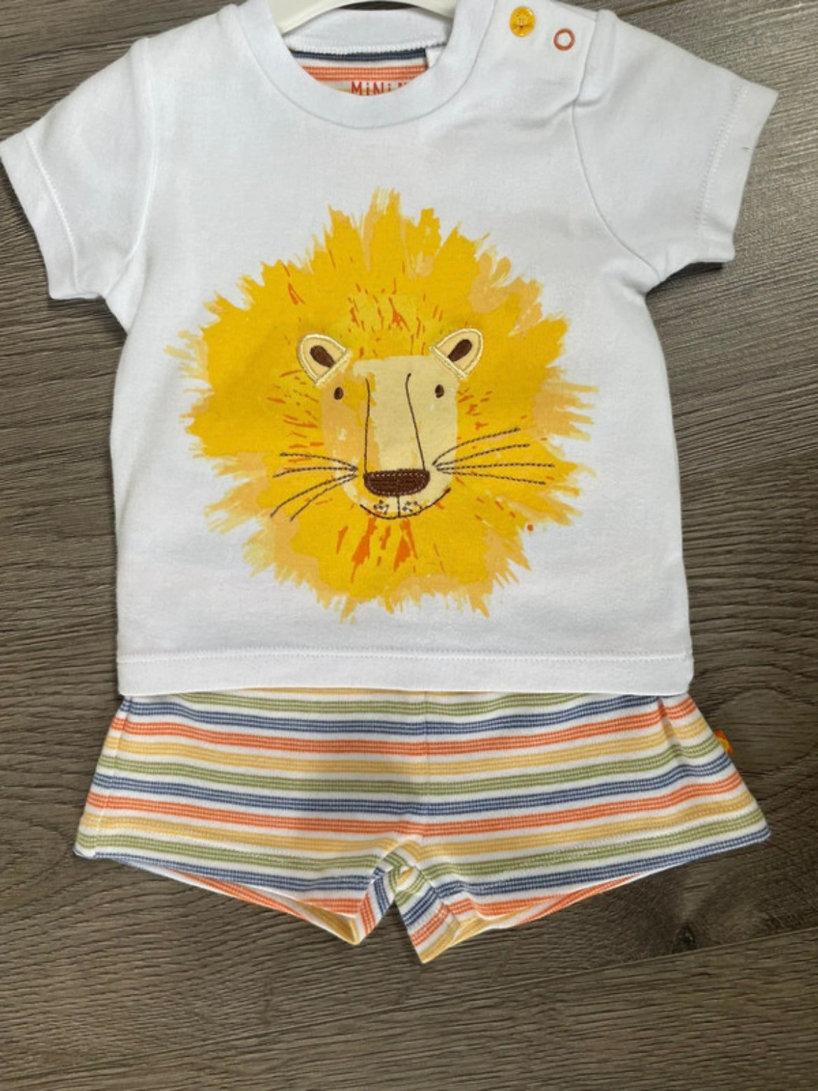 2 Piece Lion T-Shirt Set, (Newborn)