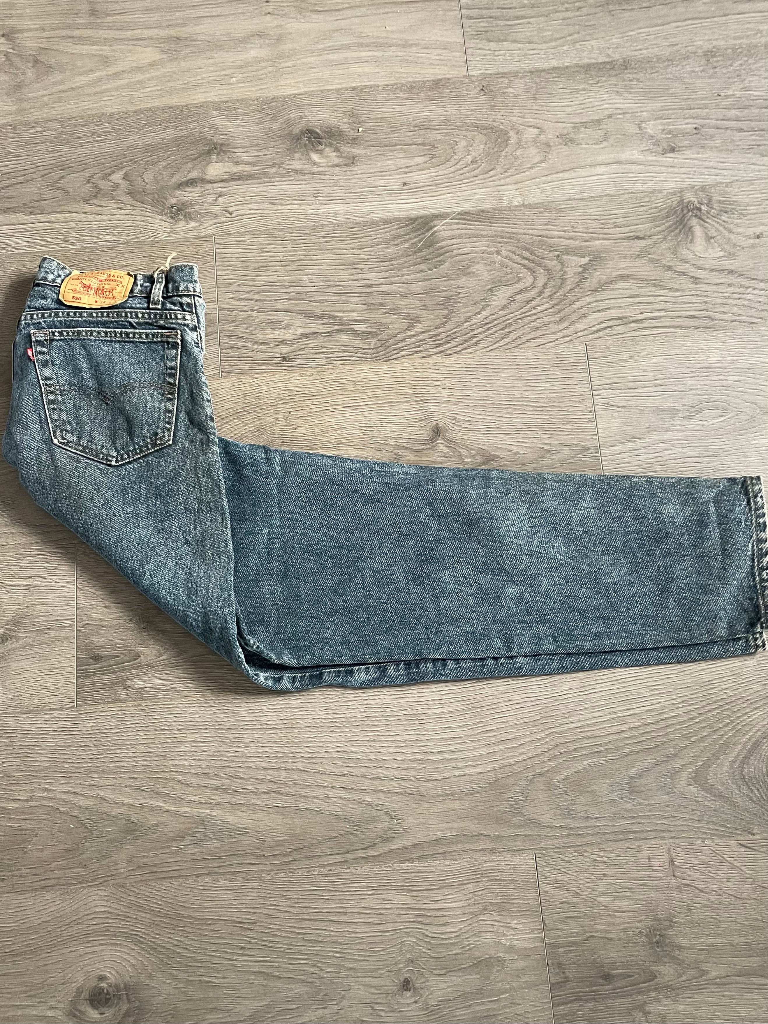 Vintage Levi's 550, Dark Blue, W34, L34