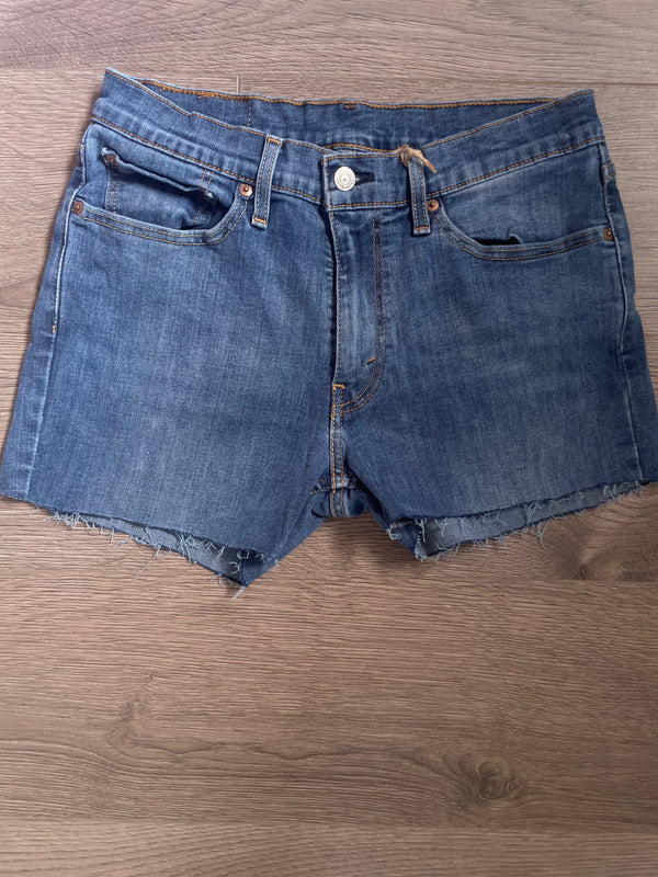 Vintage Up-cycled Levi's 511 Shorts, Blue, W31 L3