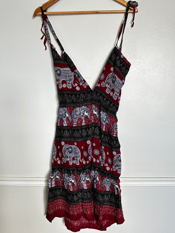 Red/Black Elephant Dress