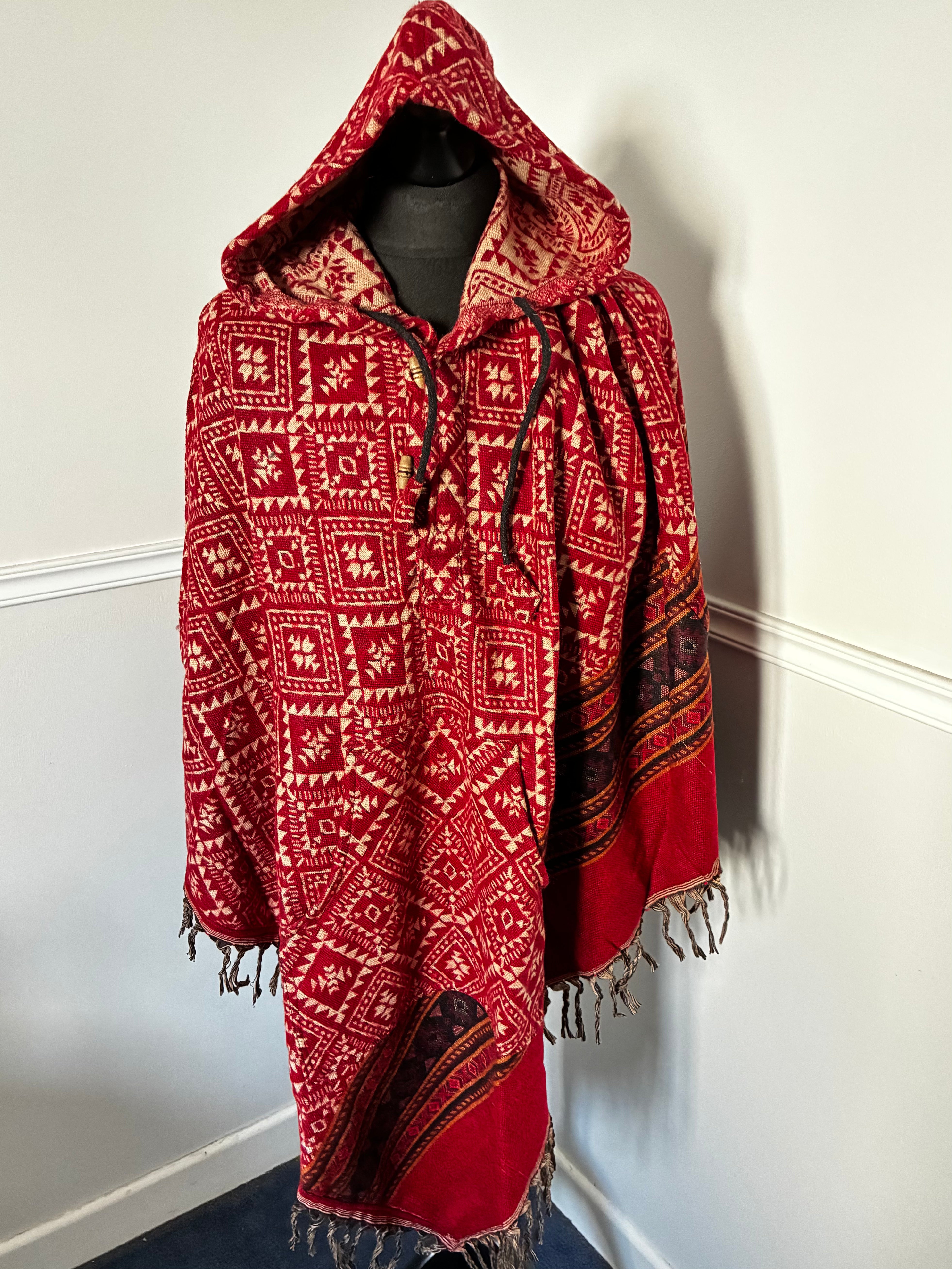100% Wool Poncho