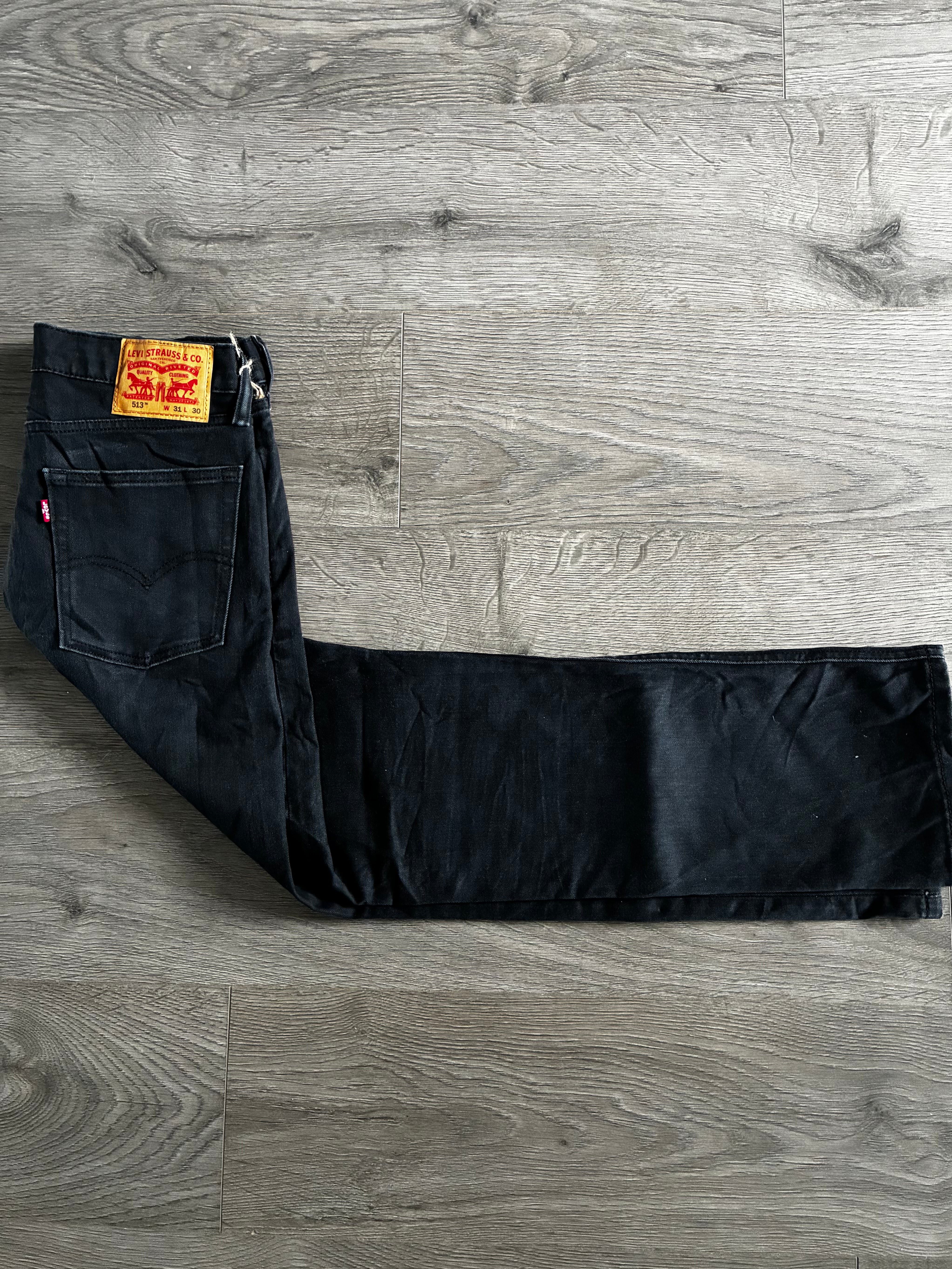 Vintage Levi's 513, Black, W31, L30