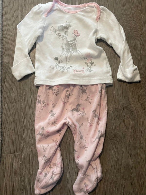 Bambi top and trousers (3-6 mths)