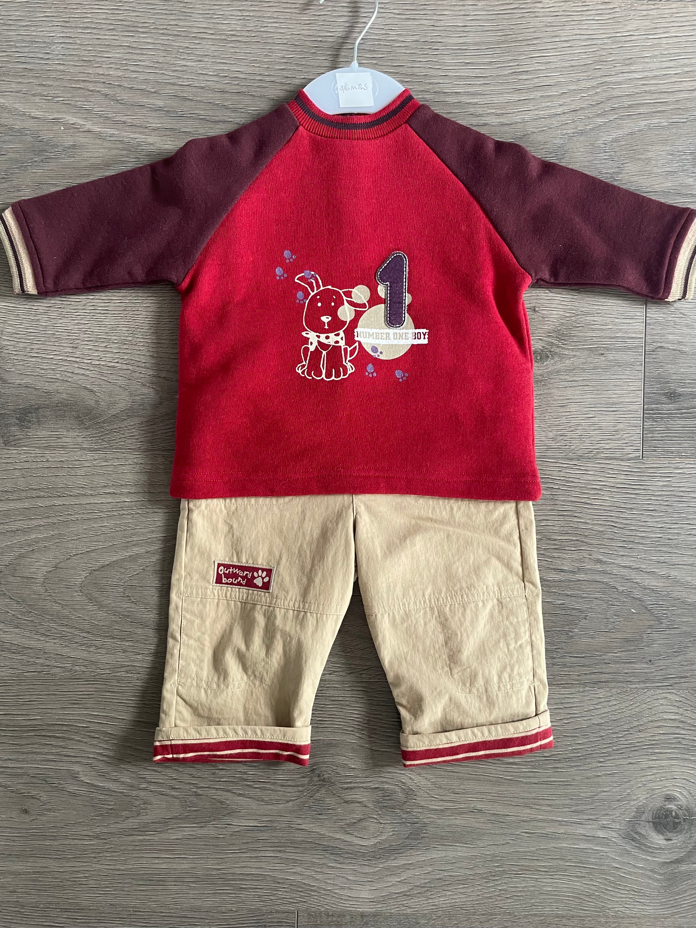 2 piece Sweatshirt Set (3-6mths)