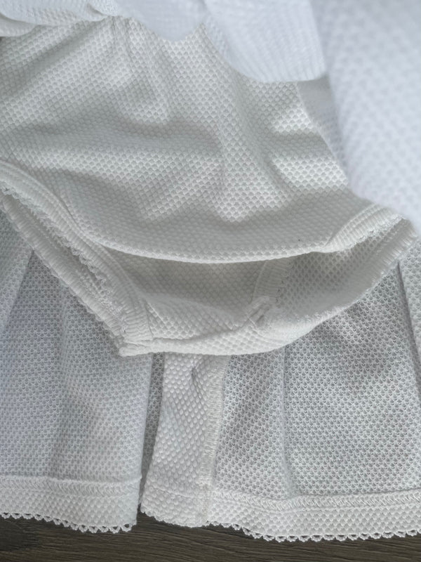 White sundress with knickers (3-6 months)