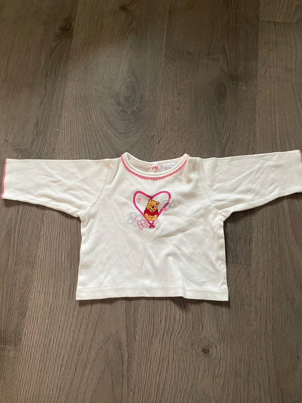 Winnie the Pooh top (0-3mths)