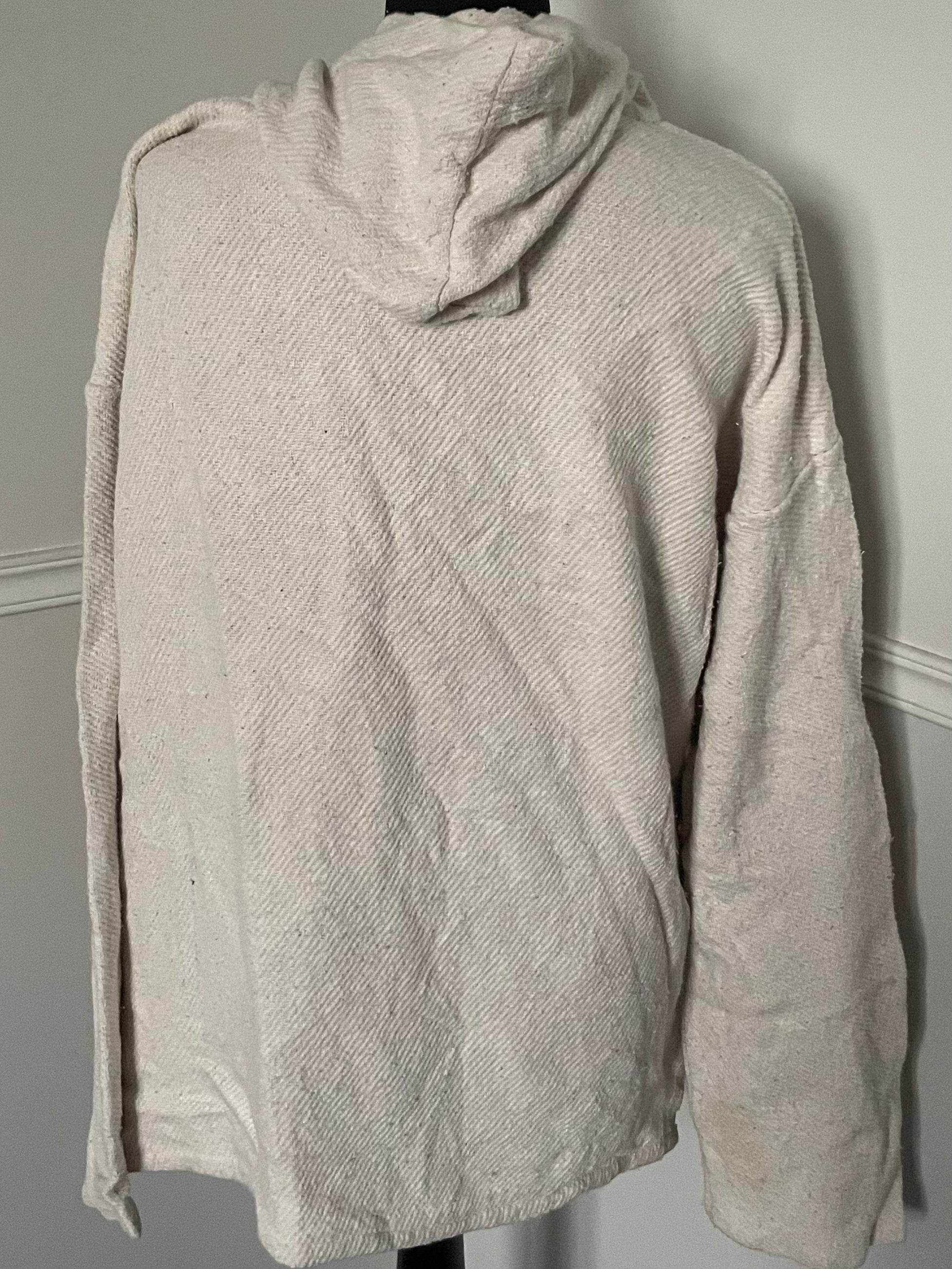 Cream Baja Hoodie, XL