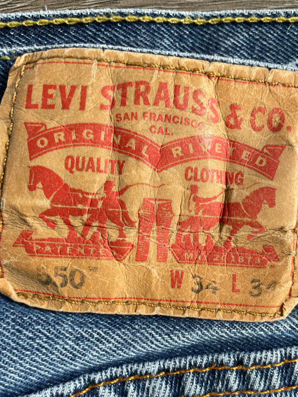Vintage Levi's 550, Blue, W34, L34