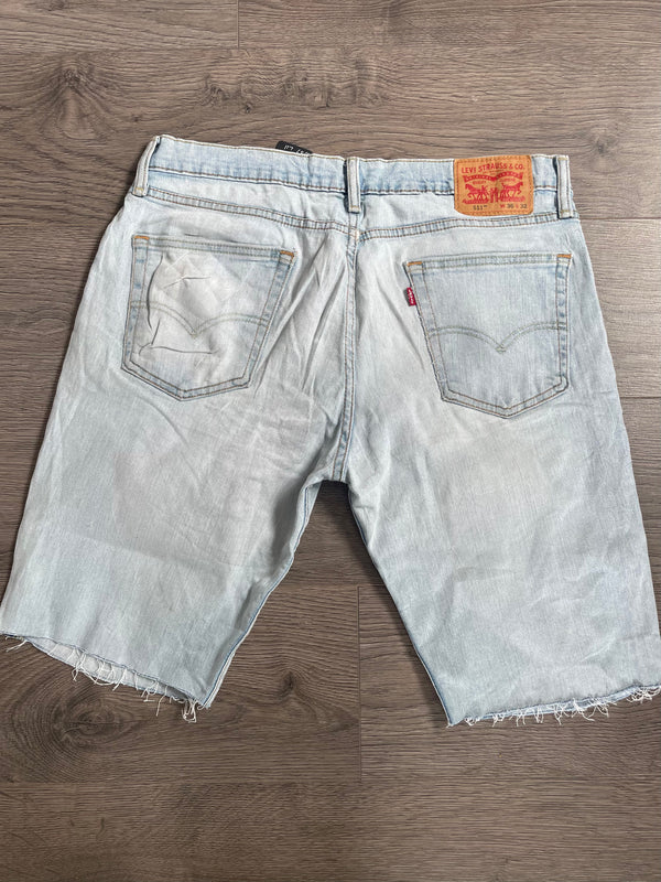 Vintage Up-cycled Levi's 511 Shorts, Faded, W37 L11