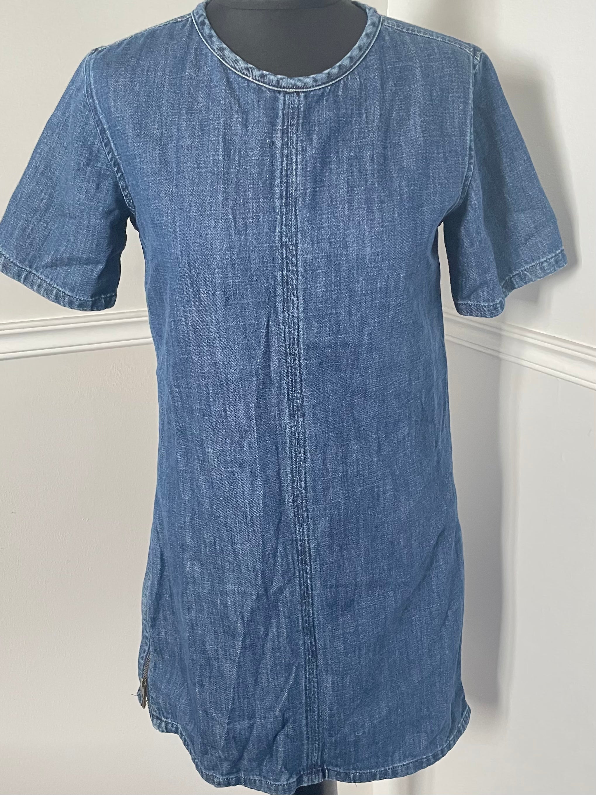 Dark Blue Denim Dress, 8