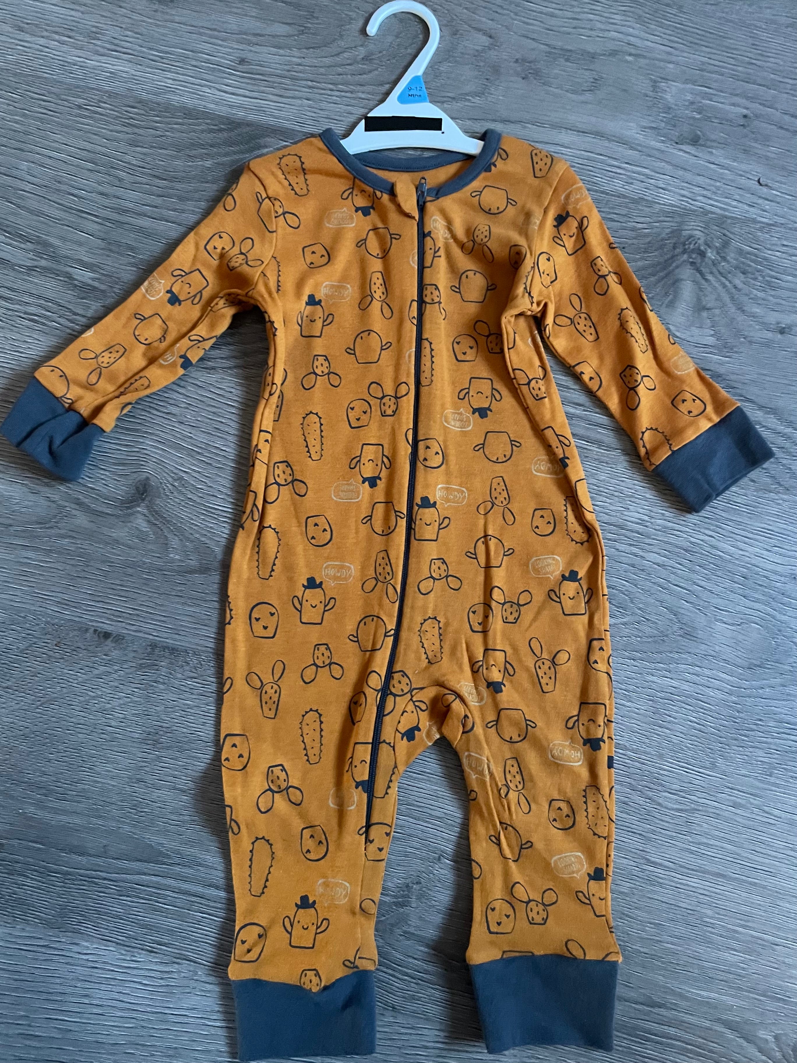 Footless Cactus Romper (9-12 months)