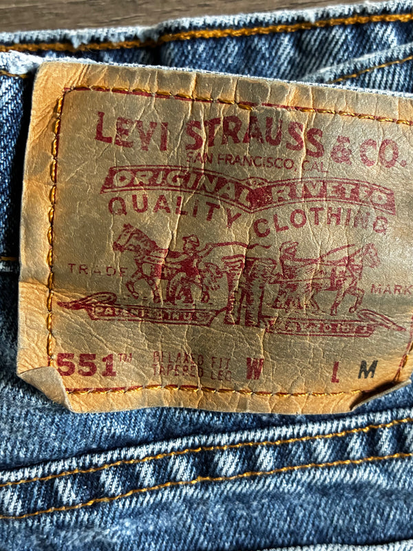 Vintage Levi's 551, Blue, W31, L31