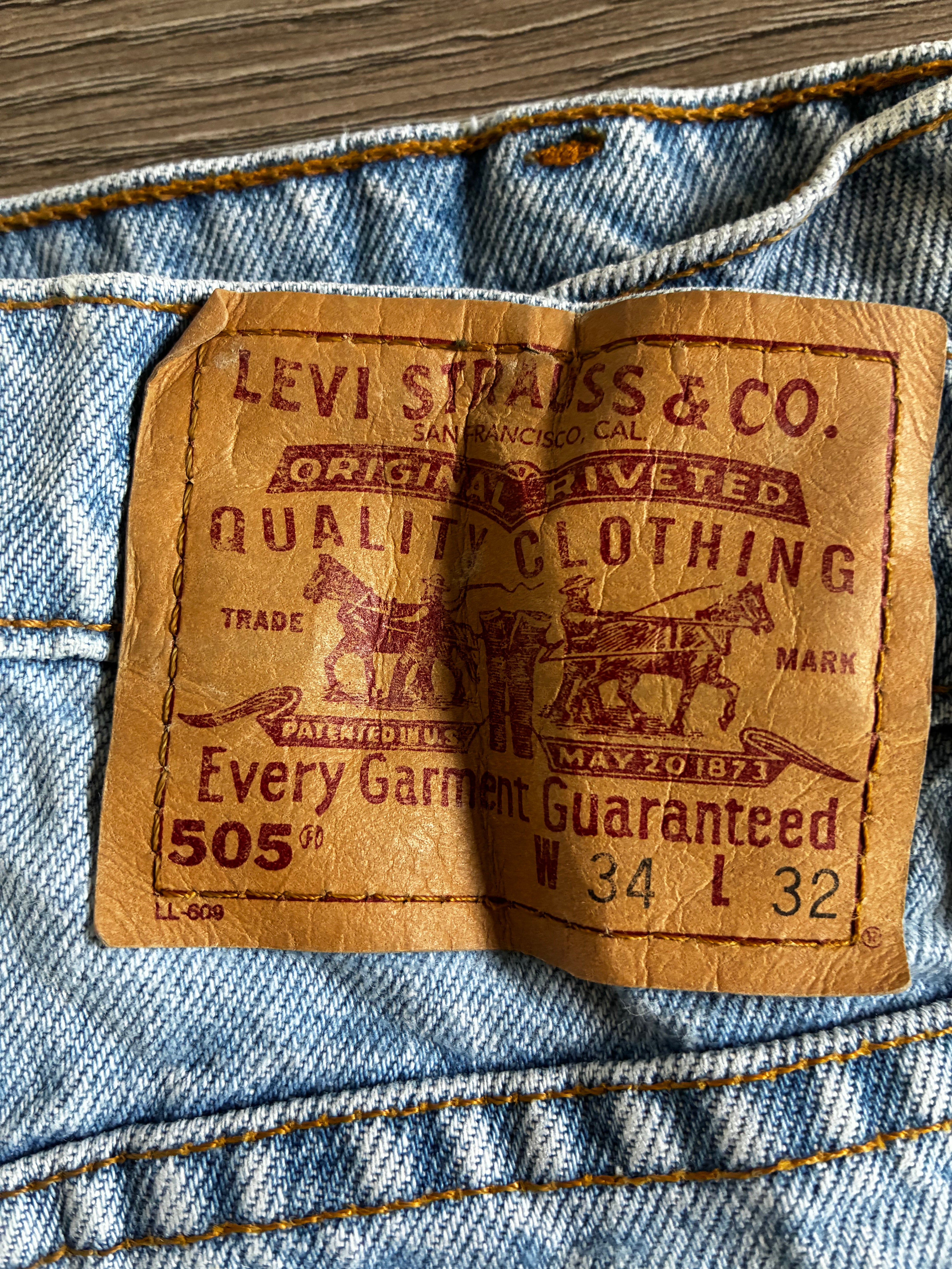 Vintage Levi's 505, Blue, W32, L32