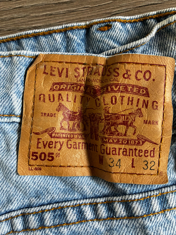 Vintage Levi's 505, Blue, W32, L32