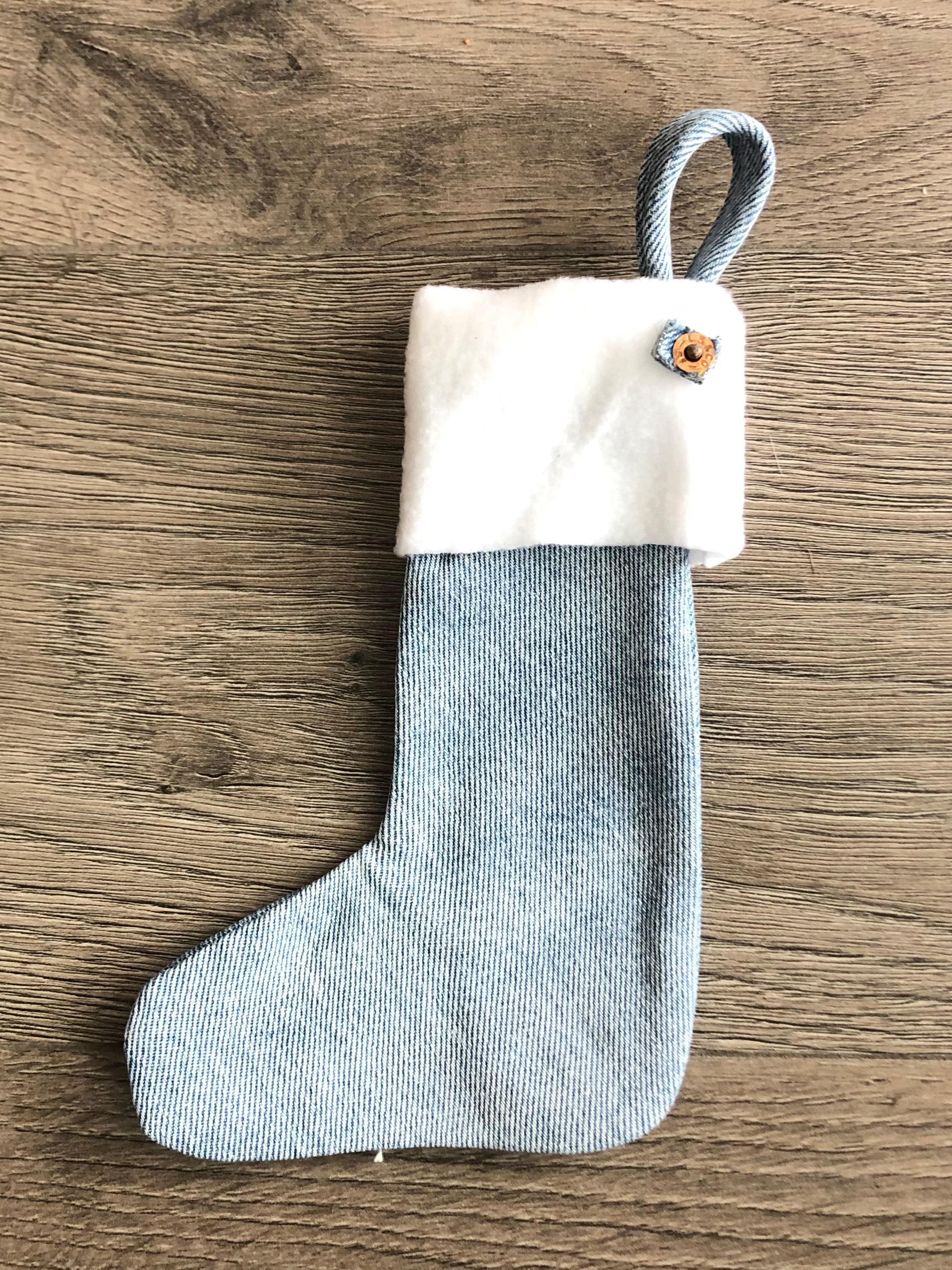 Up-Cycled Levi's Stocking (Medium)