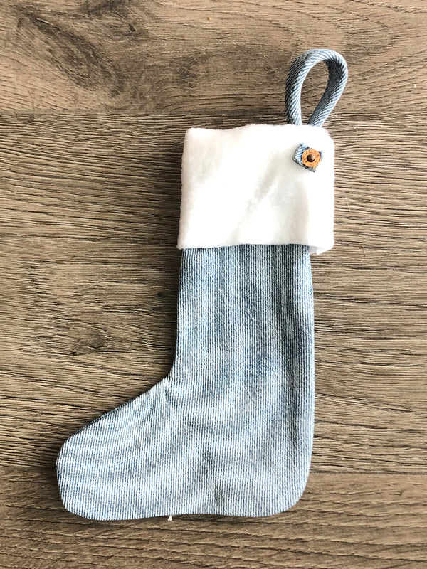 Up-Cycled Levi's Stocking (Medium)