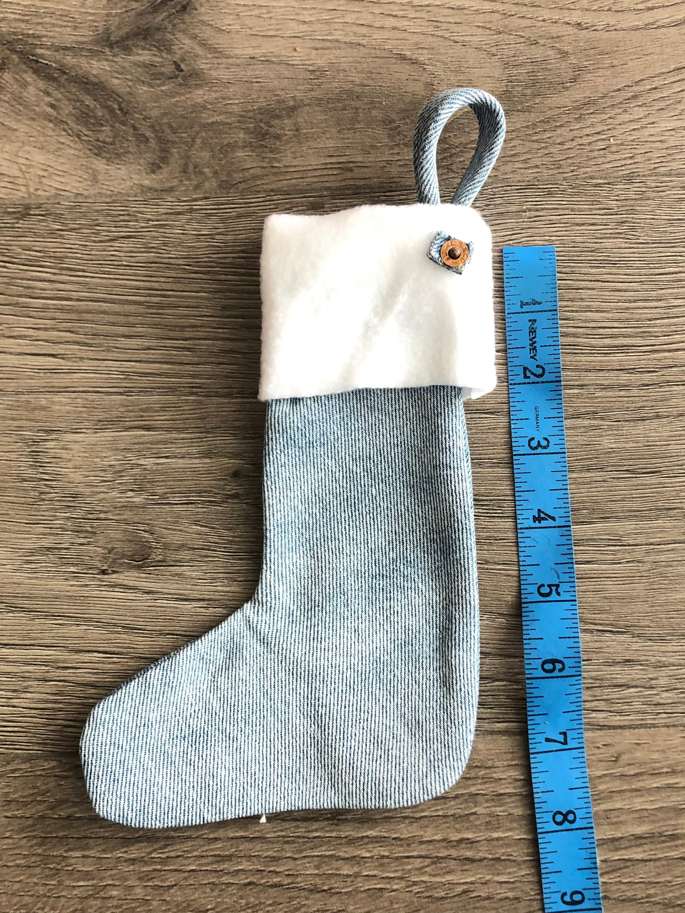 Up-Cycled Levi's Stocking (Medium)