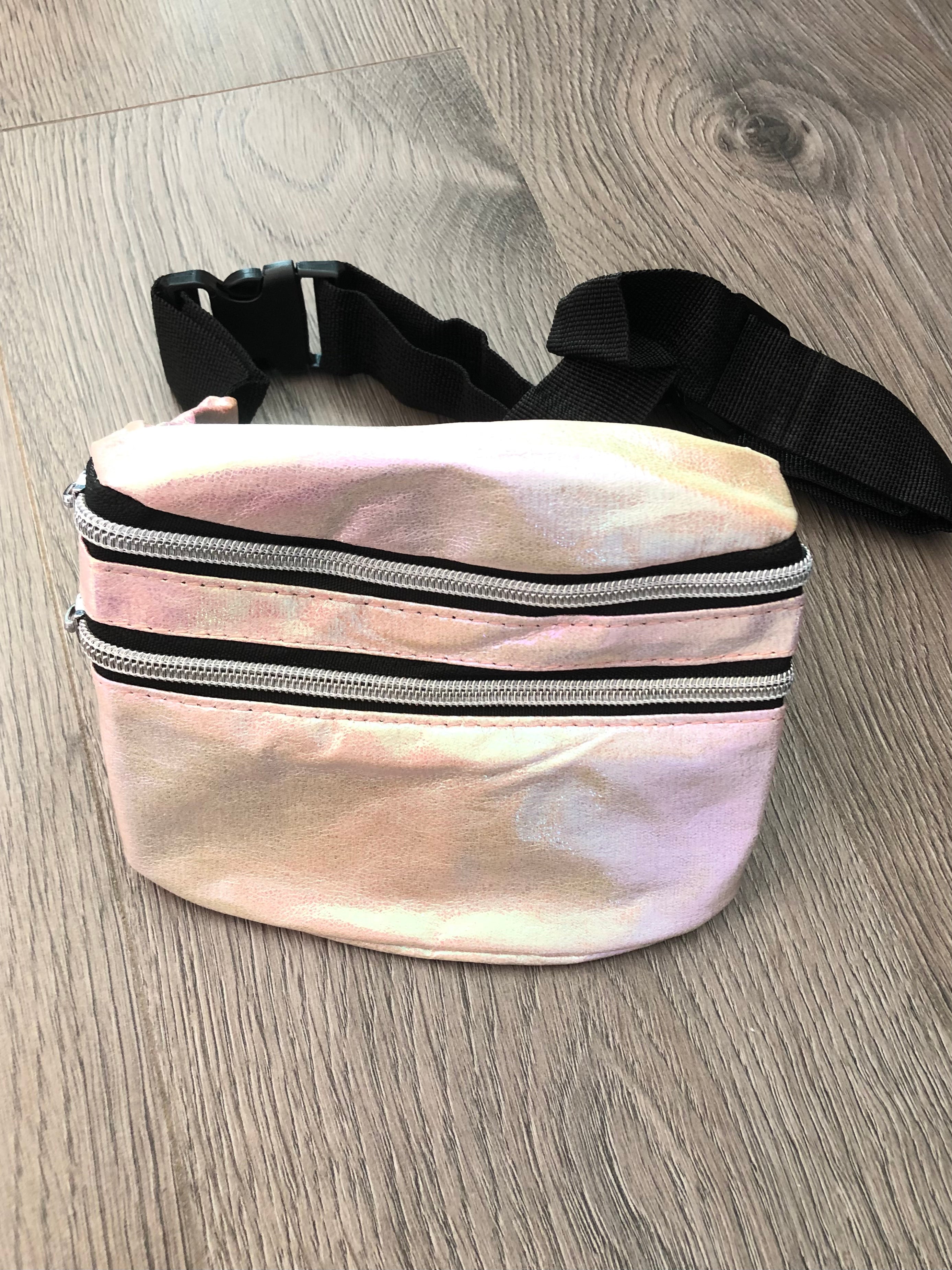 Light Pink Holographic Bum Bag