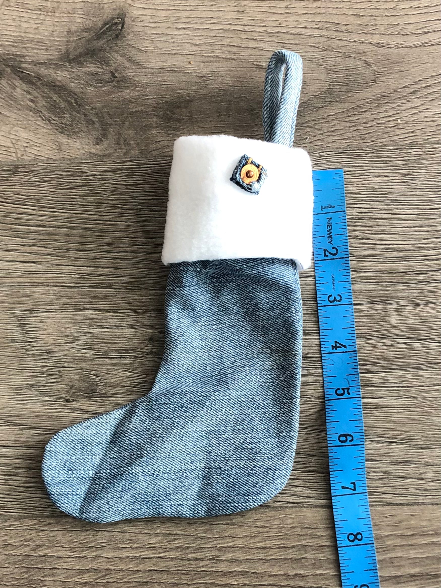 Up-Cycled Levi's Stocking (Medium)